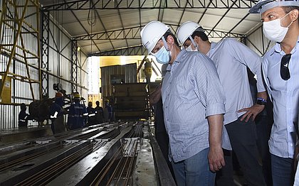 Tarcísio Gomes de Freitas, ministro da Infraestrutura, fez visita técnica em São Desidério