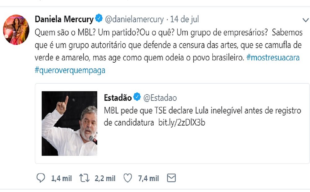 Foto: Reprodução/Twitter Foto: Reprodução/Twitter