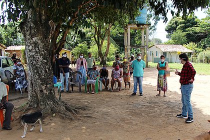 Em meio à disputas de terras, comunidade Açu da Capivara recebe comitiva da SJDHDS
