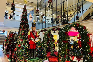 Decoração de Natal no Shopping Center Lapa