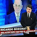 Datena anuncia a morte do amigo e jornalista Ricardo Boechat