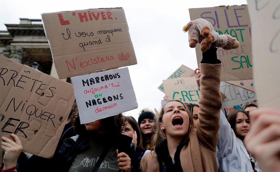 Paris hoje pela manh&atilde;. 