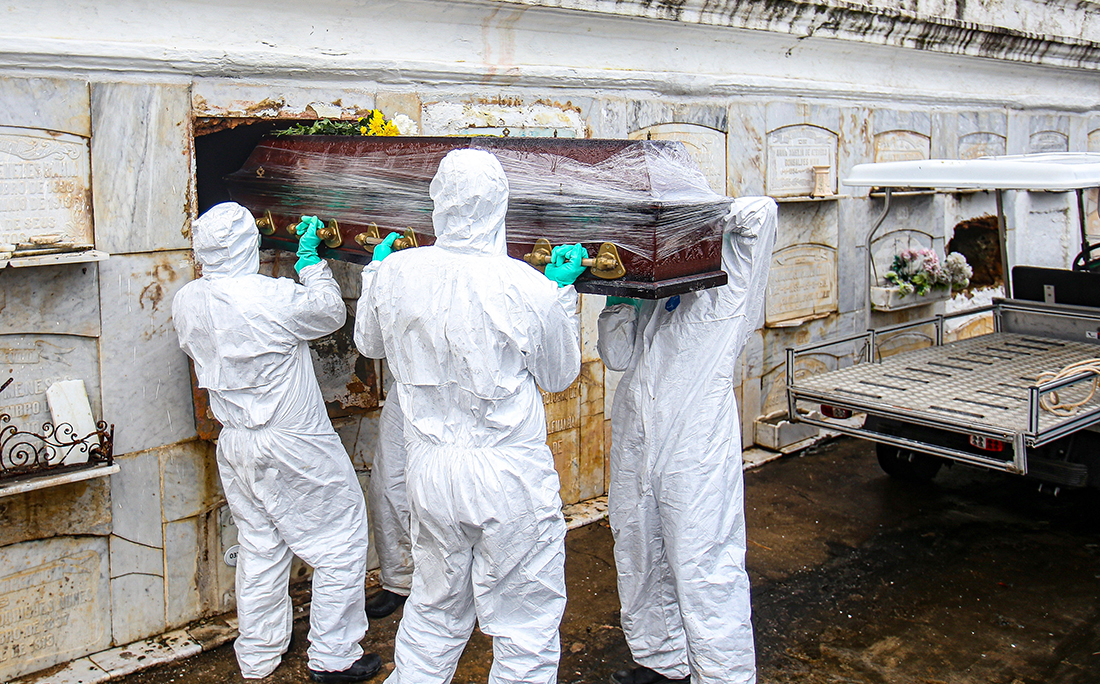 O corpo de Arlete havia sido trocado com o de outra paciente que morreu por causa do coronavírus, Rosângela de Jesus Santos, 47.