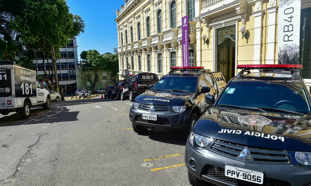 Viaturas da polícia capixaba